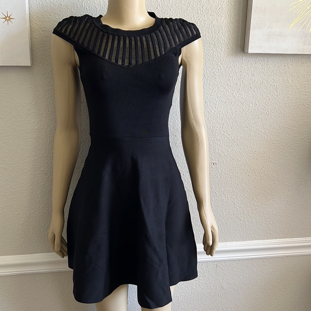 FRENCH CONNECTION  Cocktail Dress A line Black Size 0